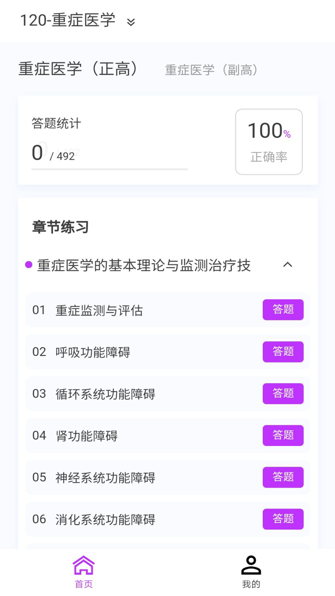 重癥醫(yī)學(xué)新題庫(kù)軟件版截圖3