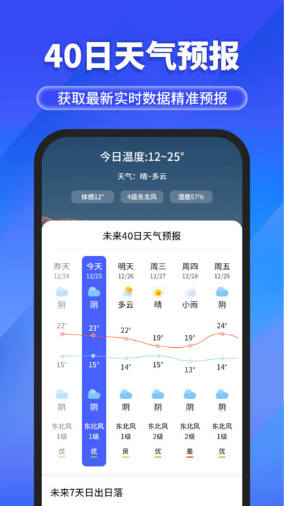 快報(bào)天氣預(yù)報(bào)軟件最新版截圖2
