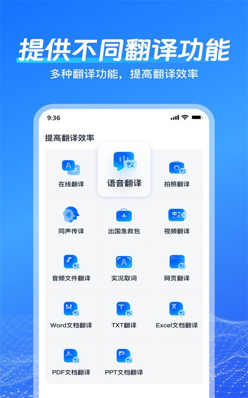 一鍵語音翻譯APP軟件下載截圖1