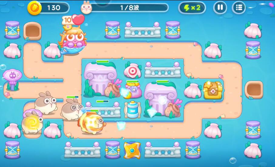 保衛(wèi)蘿卜4海的閨女111關(guān)攻略 海的閨女第111關(guān)圖文通關(guān)詳解