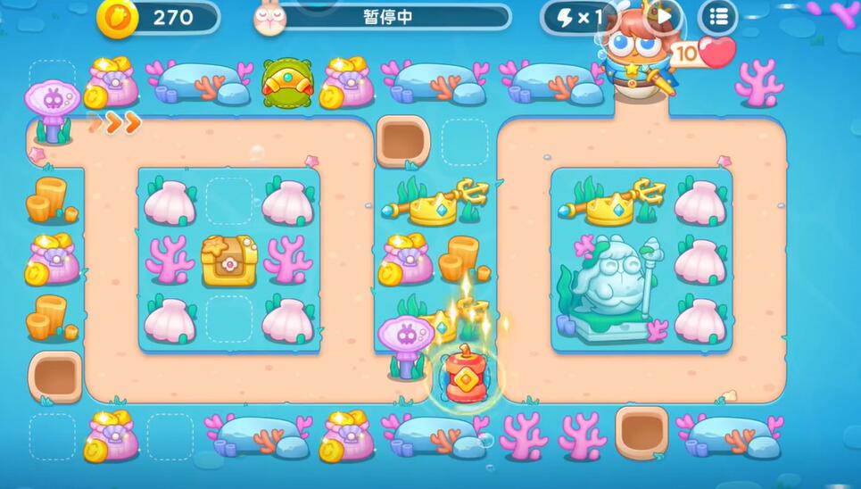保衛(wèi)蘿卜4海的閨女119關(guān)攻略 海的閨女第119關(guān)圖文通關(guān)解析