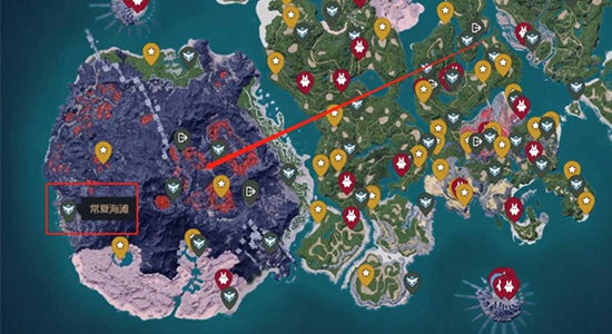 幻獸帕魯常夏海濱在哪 常夏海濱位置分享