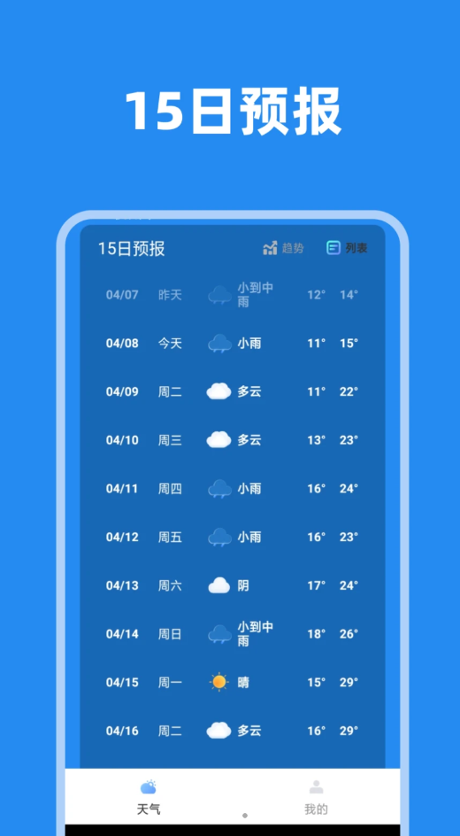 大邱天气先知软件最新版截图1: