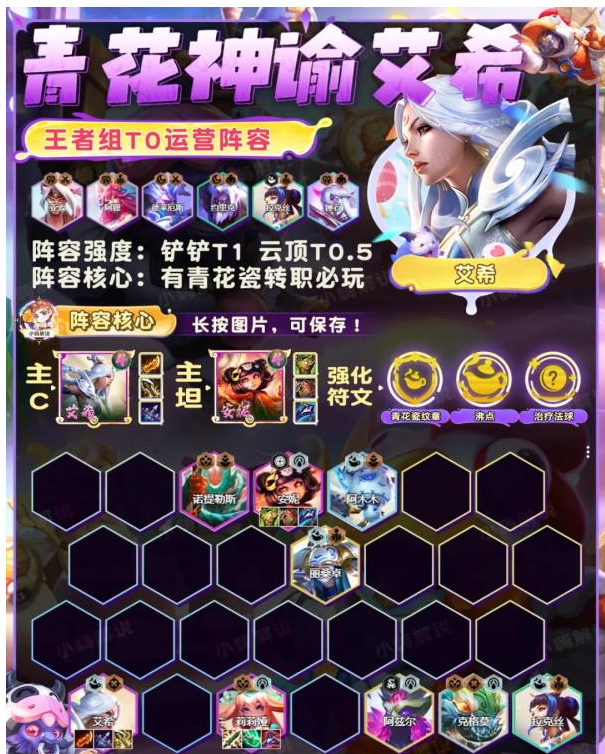 金鏟鏟之戰(zhàn)s11青花神諭艾希陣容推薦 青花神諭艾希陣容裝備搭配攻略