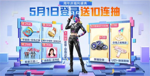 和平精英5周年慶活動(dòng)攻略 5周年平底鍋/周年套裝/槍械皮膚免費(fèi)領(lǐng)取