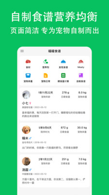 喵喵食譜截圖1
