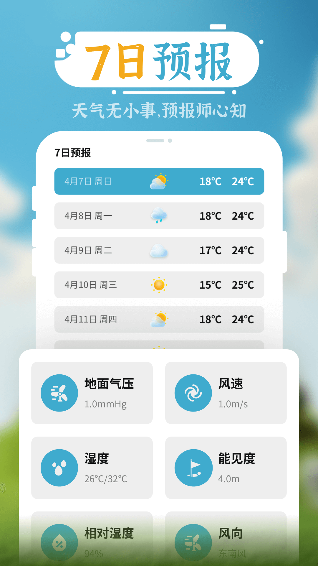 朝拾美好天气截图1: