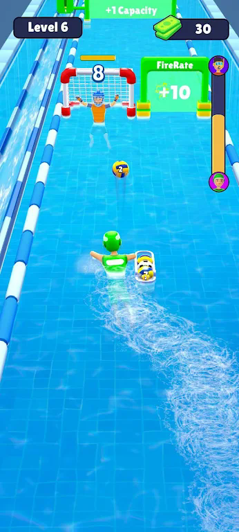 水球投擲跑中文安卓版（Water Polo Run）截圖2