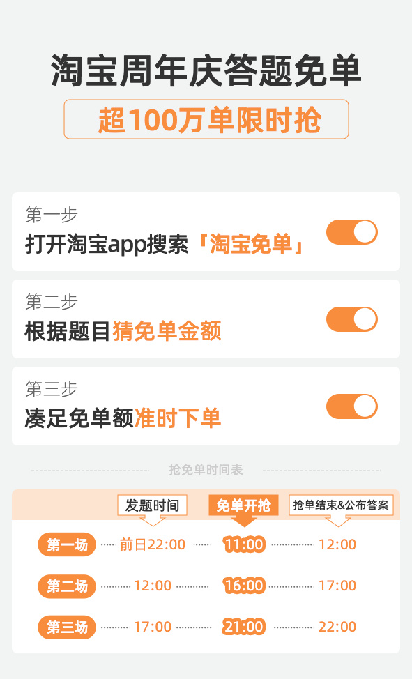 淘寶免單活動怎么參加 5.10周年慶答題免單活動玩法介紹