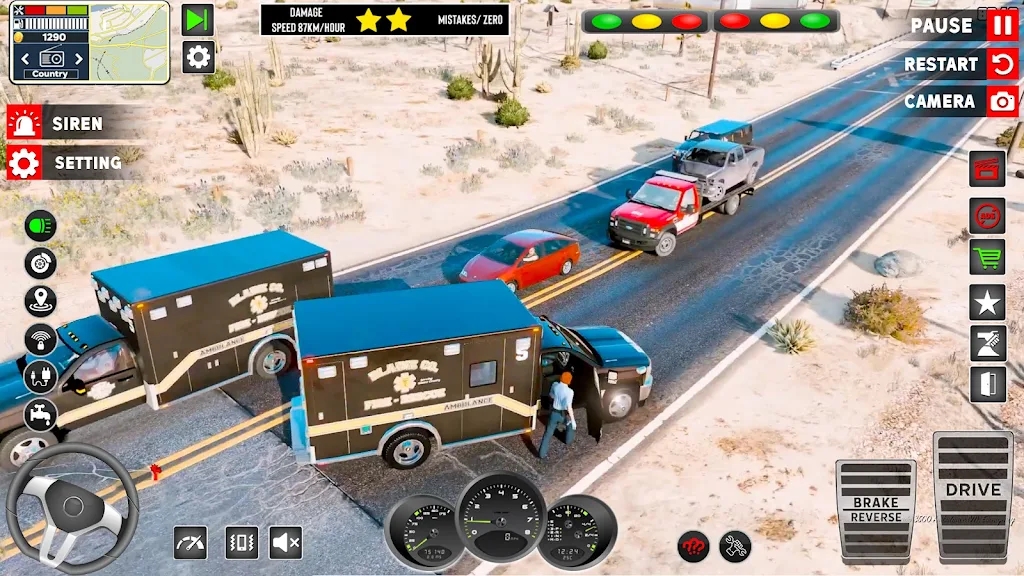 US緊急救護車3D截圖1