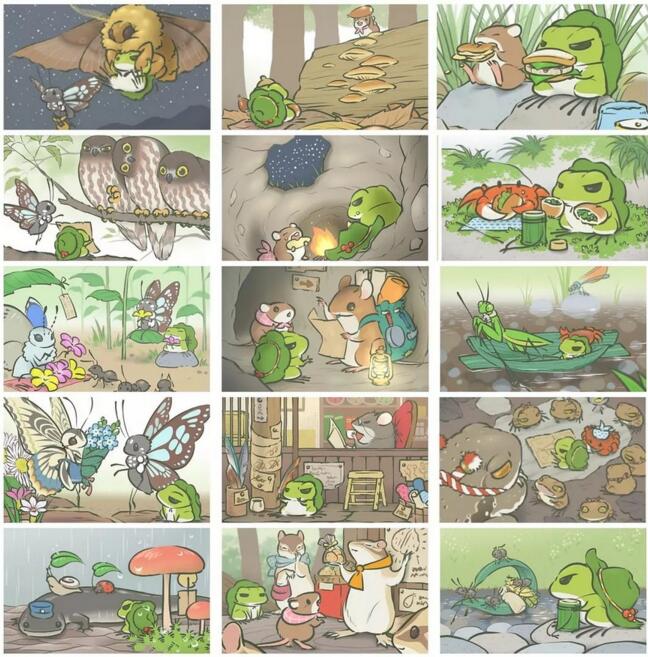 旅行青蛙稀有明信片獲取方法及圖片匯總